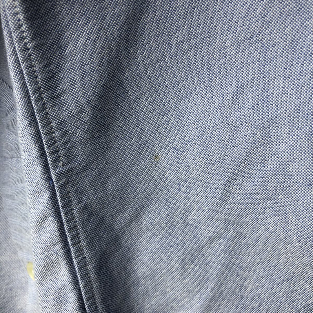 Ralph Lauren BLAKE long sleeve button down shirt, men's size L cotton Blue type light blue Vintage Second Hand