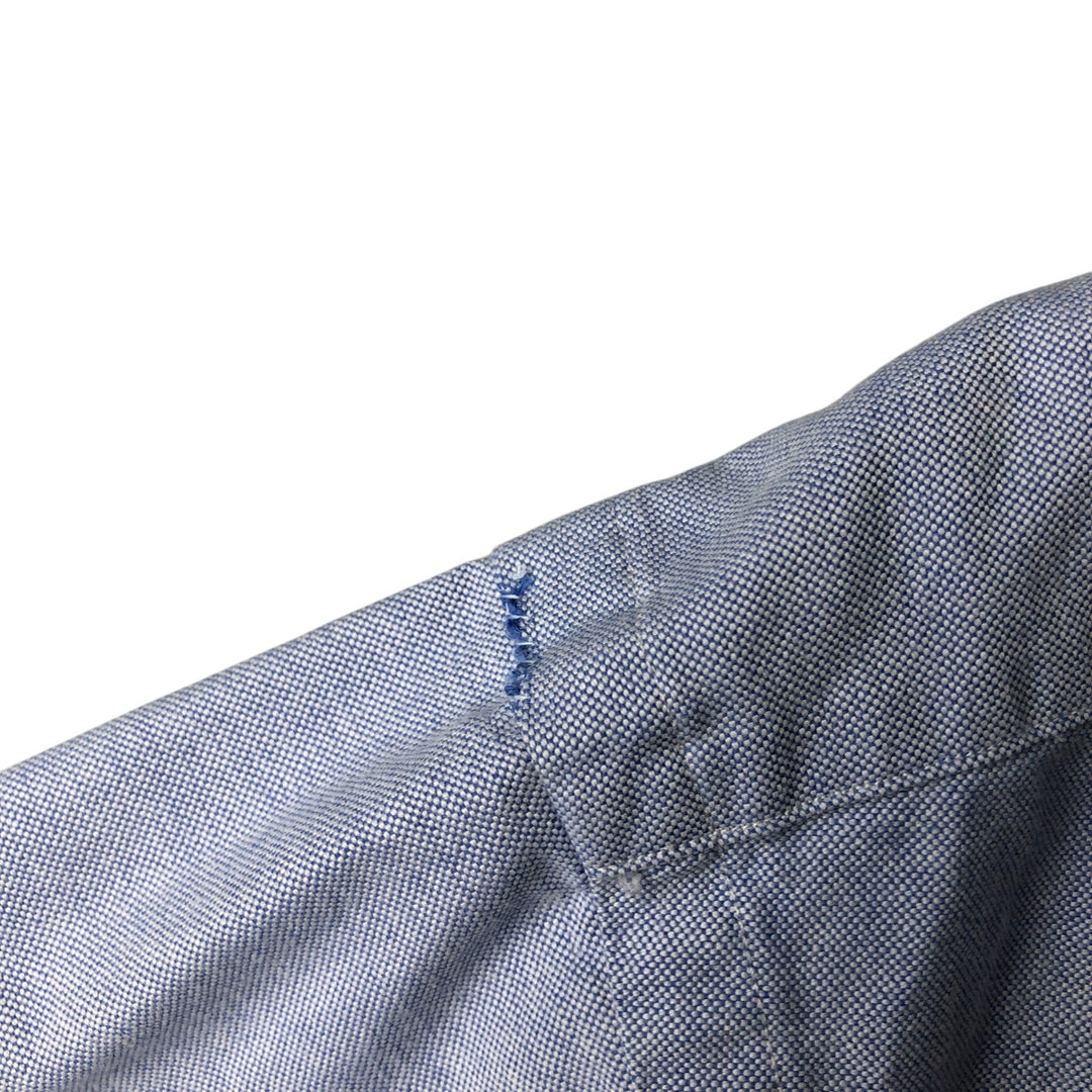 Ralph Lauren BLAKE long sleeve button down shirt, men's size L cotton Blue type light blue Vintage Second Hand