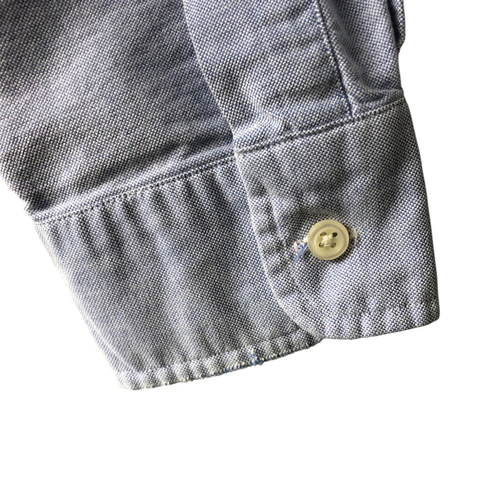 Ralph Lauren BLAKE long sleeve button down shirt, men's size L cotton Blue type light blue Vintage Second Hand