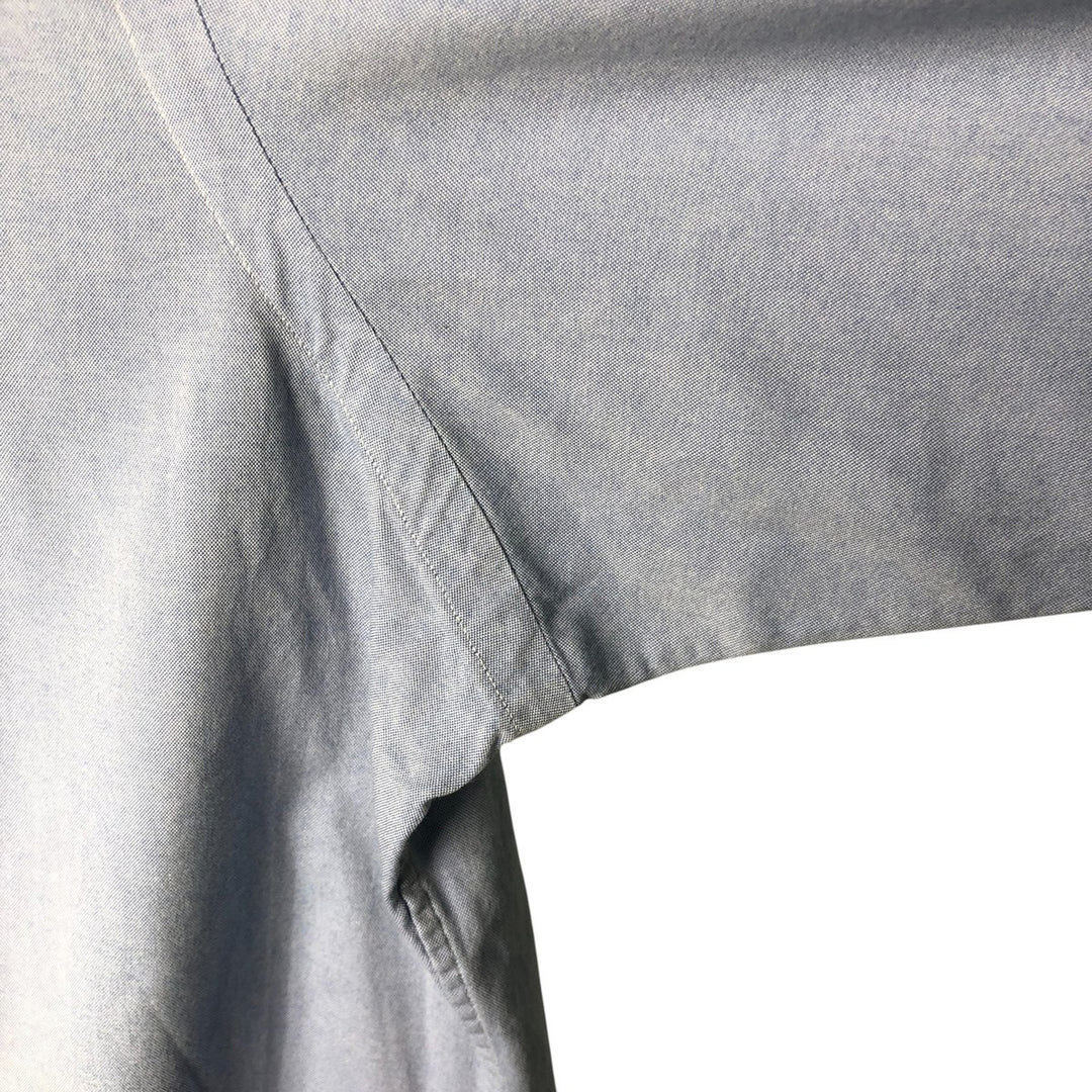 Ralph Lauren CUSTOM FIT long sleeve button down shirt, men's size L cotton Blue type light blue Vintage Second Hand