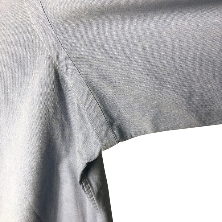 Ralph Lauren CUSTOM FIT long sleeve button down shirt, men's size L cotton Blue type light blue Vintage Second Hand