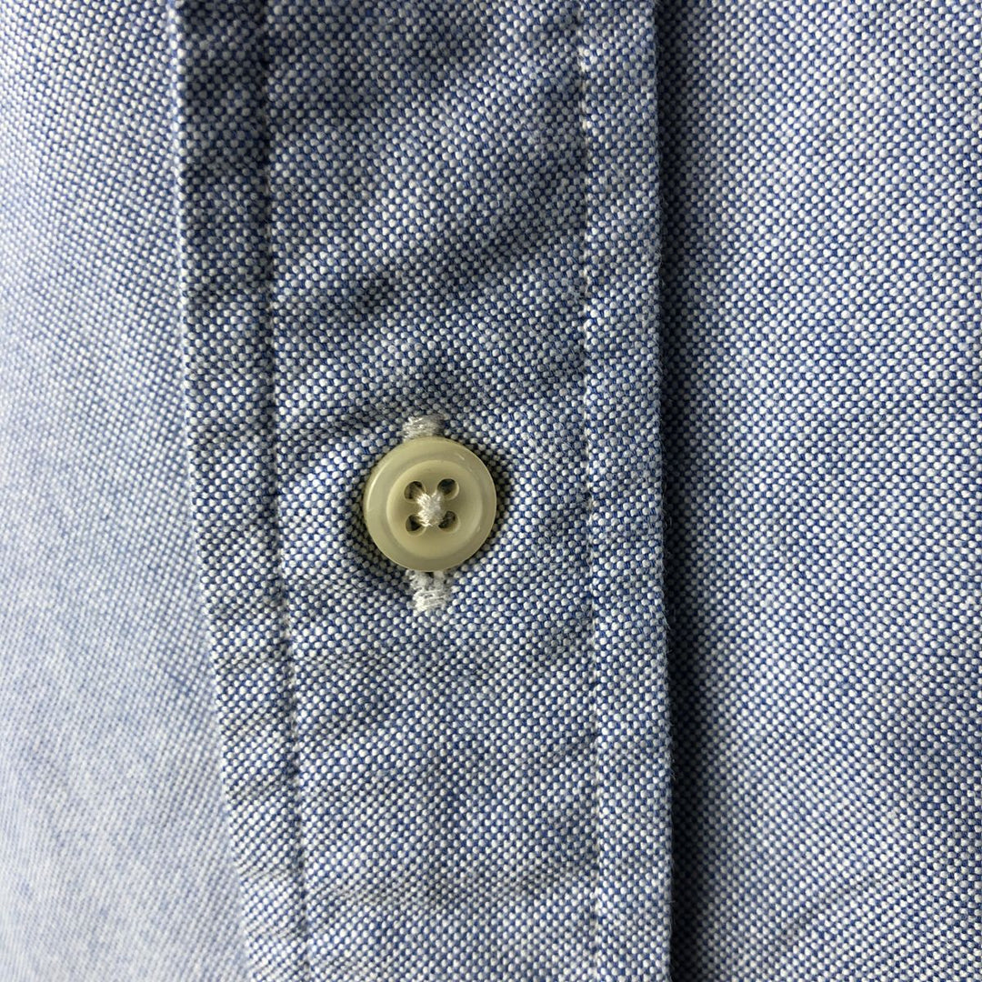 Ralph Lauren long sleeve button down shirt, men's size M cotton Blue type light blue Vintage Second Hand
