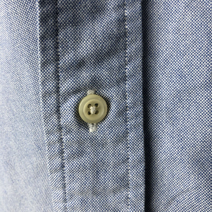 Ralph Lauren long sleeve button down shirt, men's size M cotton Blue type light blue Vintage Second Hand