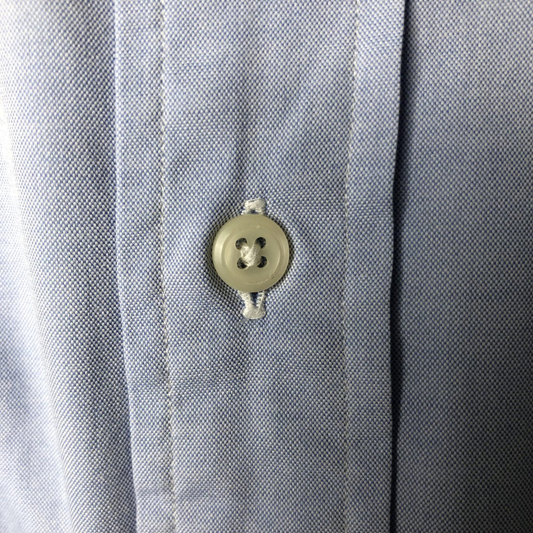 Ralph Lauren YARMOUTH long sleeve button down shirt, men's size M cotton Blue type light blue Vintage Second Hand