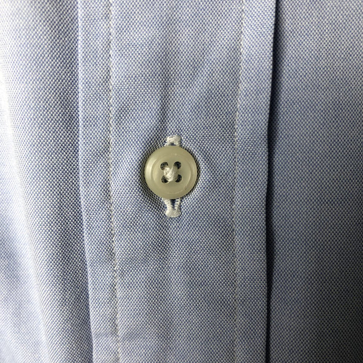 Ralph Lauren YARMOUTH long sleeve button down shirt, men's size M cotton Blue type light blue Vintage Second Hand