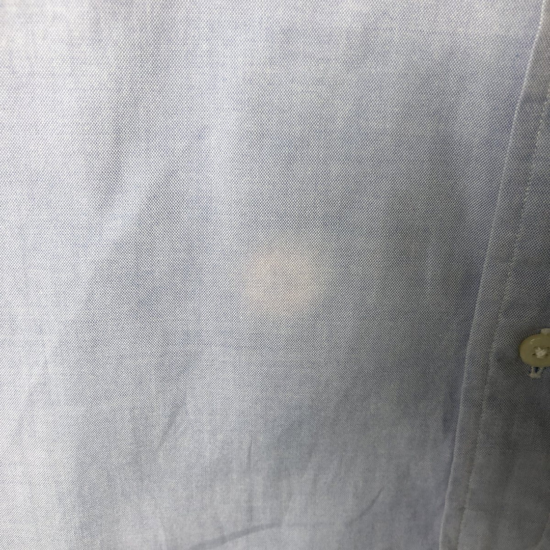 Ralph Lauren YARMOUTH long sleeve button down shirt, men's size M cotton Blue type light blue Vintage Second Hand
