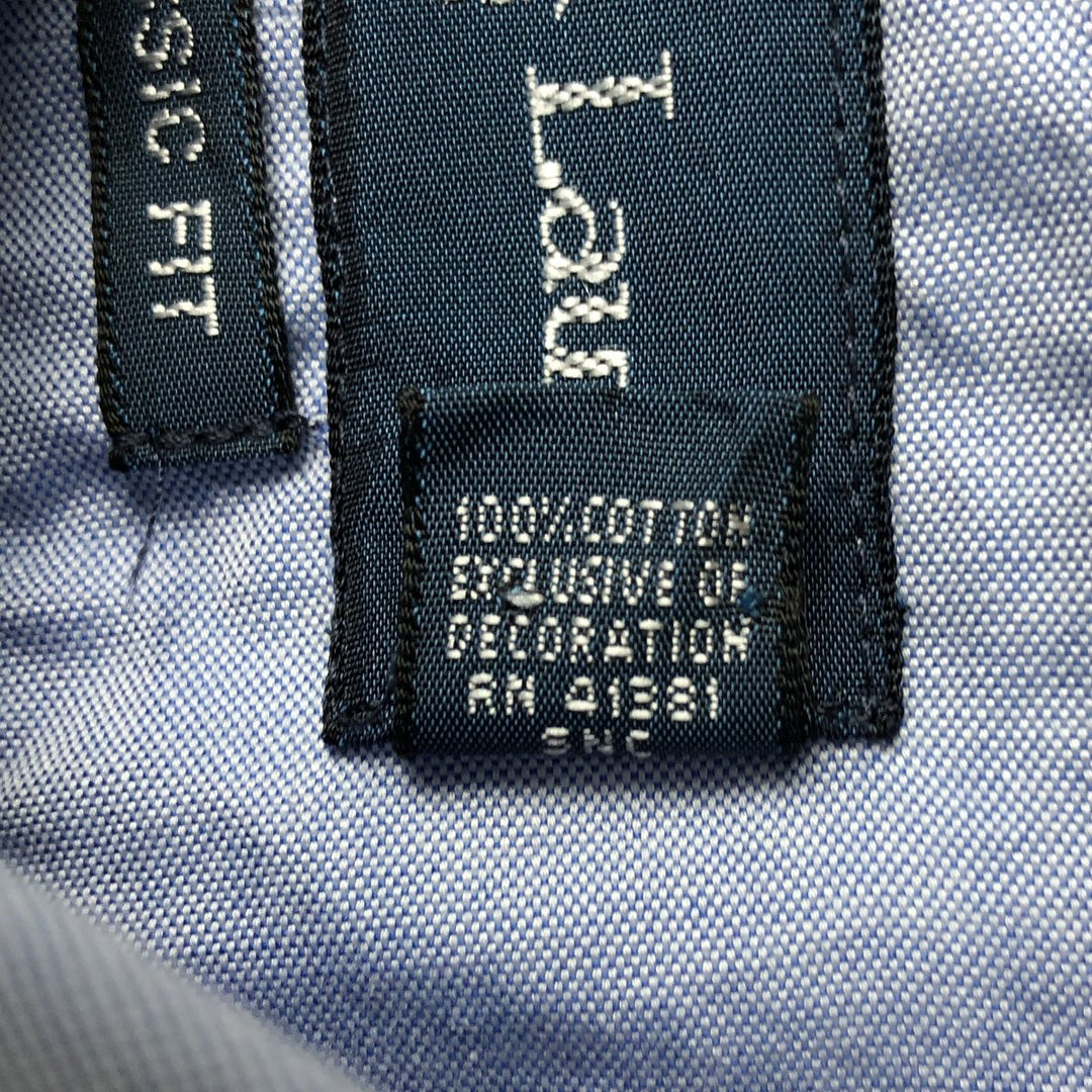Ralph Lauren Classic Fit Long Sleeve Button Down Shirt Men's XL cotton Blue type light blue Vintage Second Hand