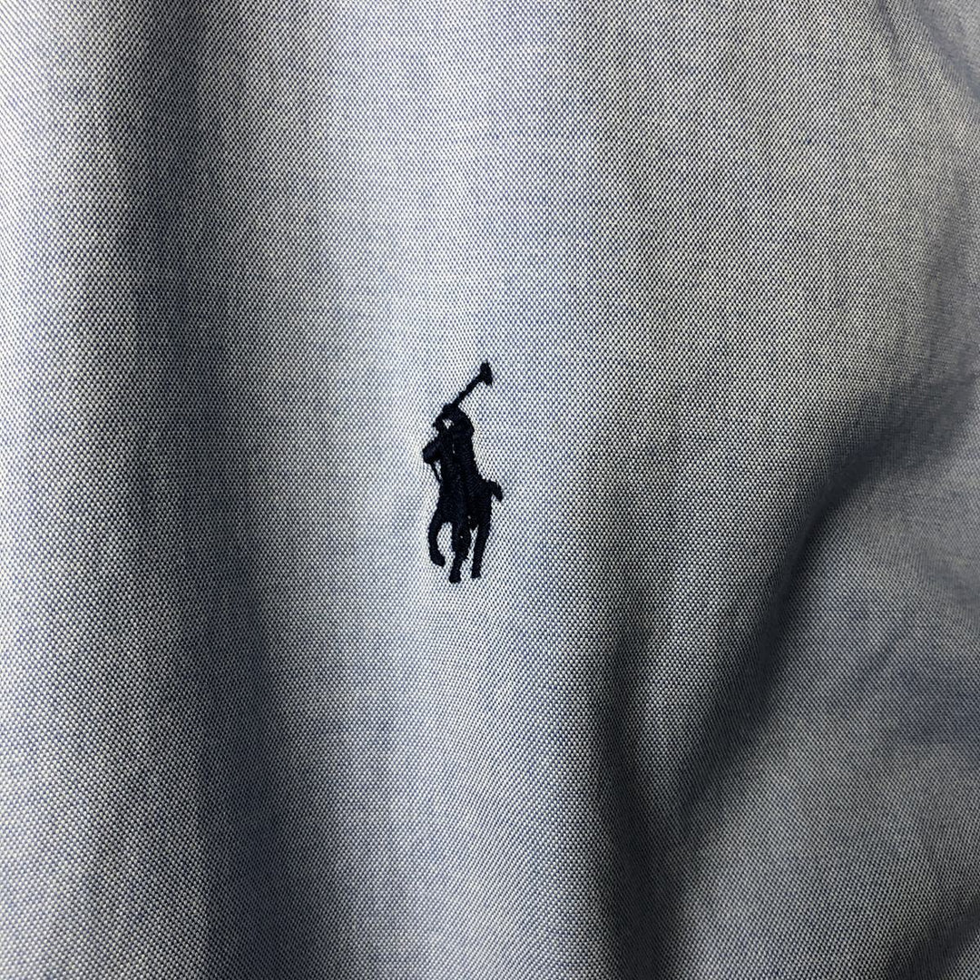 Ralph Lauren Classic Fit Long Sleeve Button Down Shirt Men's XL cotton Blue type light blue Vintage Second Hand