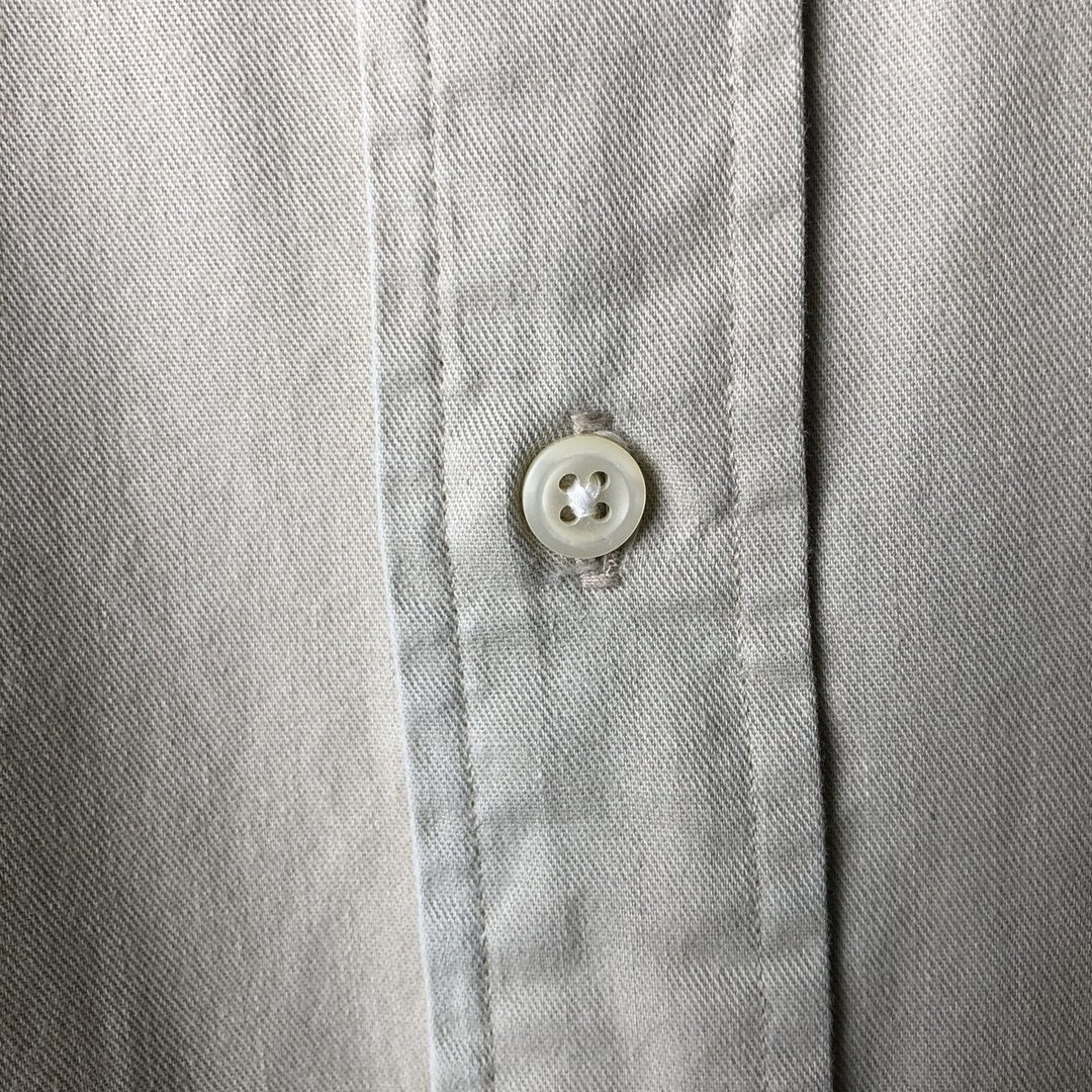 Ralph Lauren long sleeve button down shirt, men's XL size cotton Beige type Vintage Second Hand