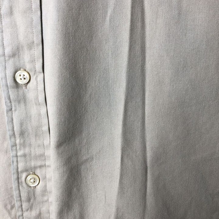 Ralph Lauren long sleeve button down shirt, men's XL size cotton Beige type Vintage Second Hand