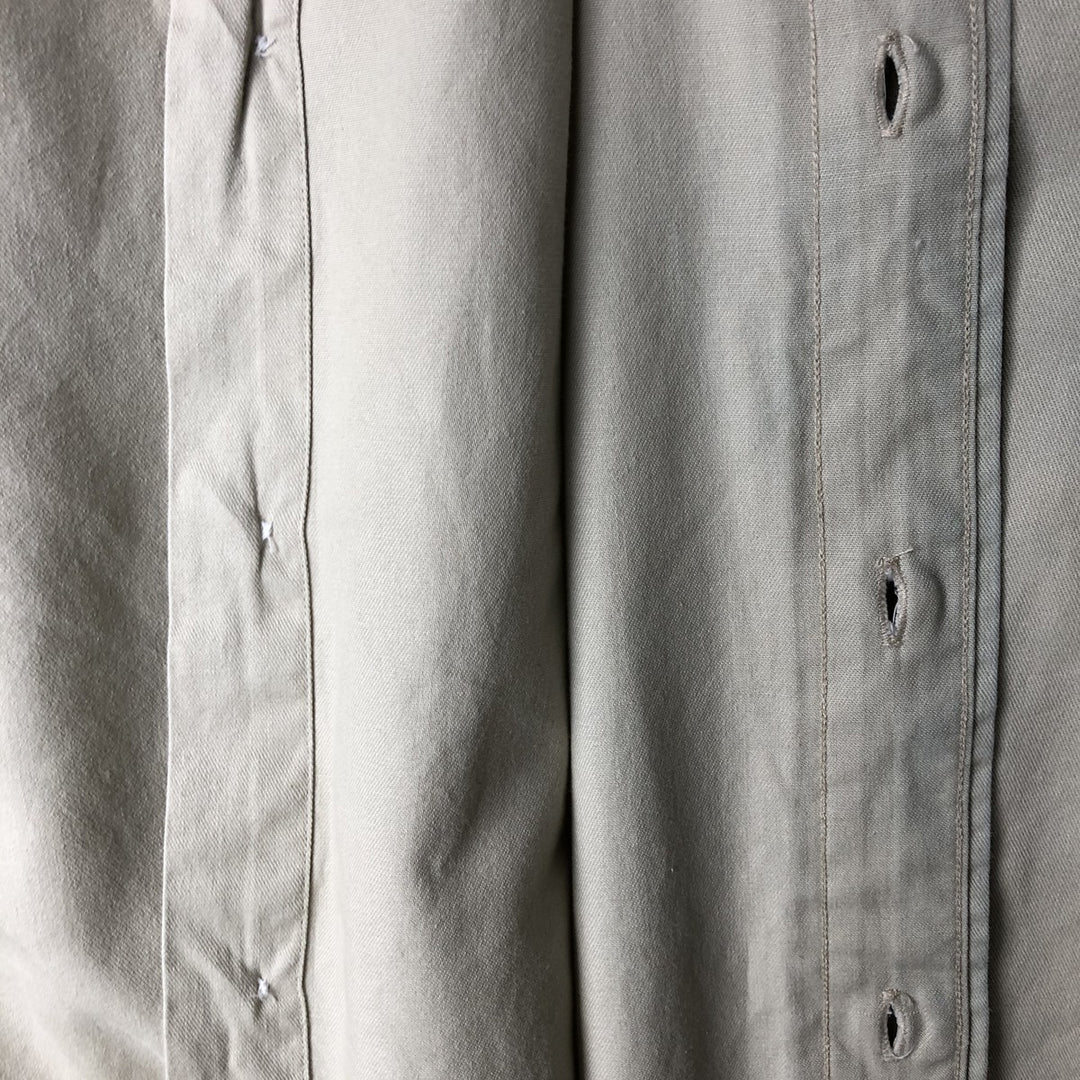 Ralph Lauren long sleeve button down shirt, men's XL size cotton Beige type Vintage Second Hand