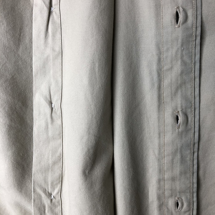 Ralph Lauren long sleeve button down shirt, men's XL size cotton Beige type Vintage Second Hand