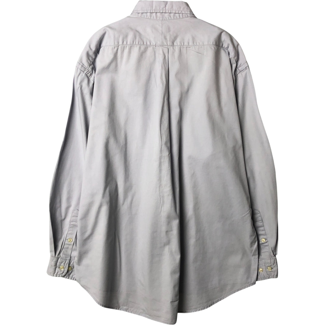 Ralph Lauren BLAKE long sleeve button down shirt, men's XL size cotton Blue type light blue Vintage Second Hand