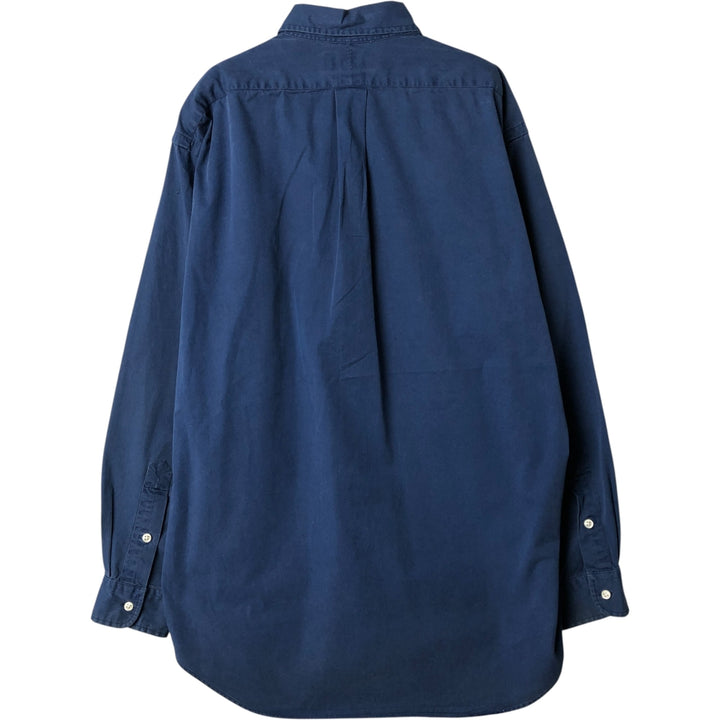 Ralph Lauren BLAKE long sleeve button down shirt, men's size M cotton navy blue type Vintage Second Hand