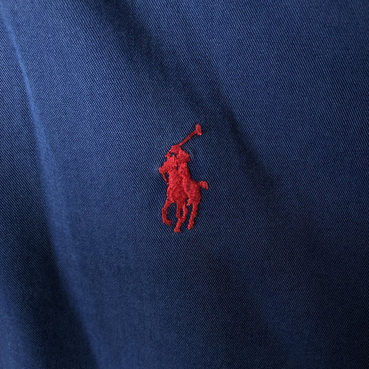 Ralph Lauren BLAKE long sleeve button down shirt, men's size M cotton navy blue type Vintage Second Hand