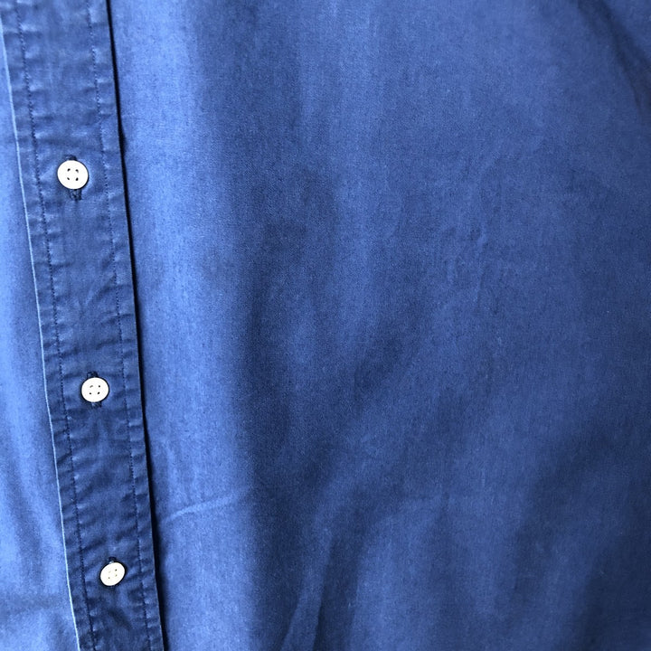 Ralph Lauren BLAKE long sleeve button down shirt, men's size M cotton navy blue type Vintage Second Hand