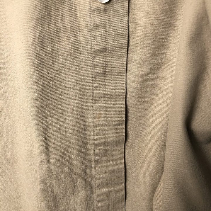 Ralph Lauren long sleeve button down shirt, men's size L cotton Beige type Vintage Second Hand