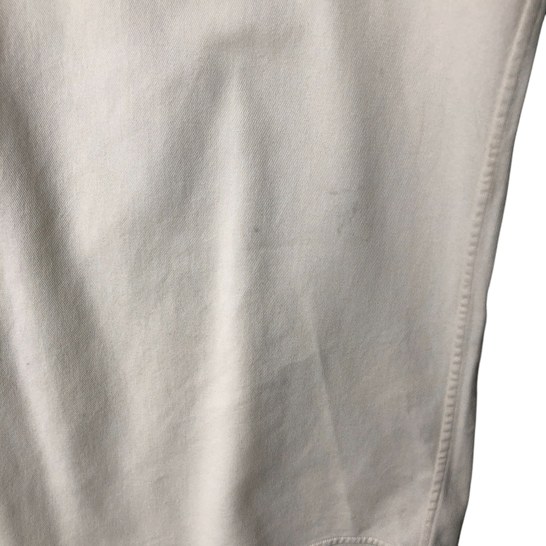 Ralph Lauren BLAKE long sleeve button down shirt, men's size L cotton ivory Vintage Second Hand