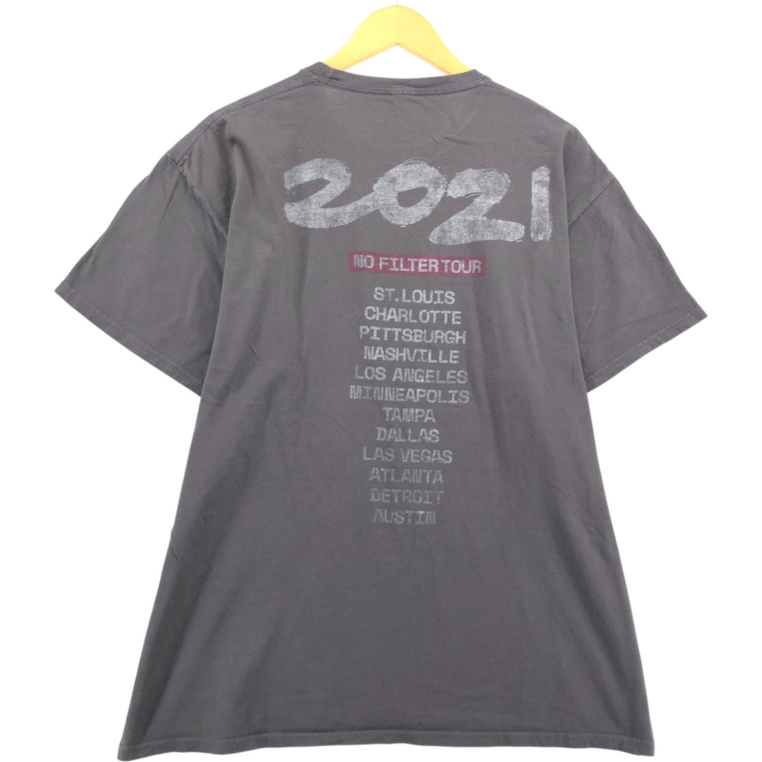 SRONES The Rolling Stones Band T-Shirt, Men's XL cotton Charcoal Vintage Second Hand