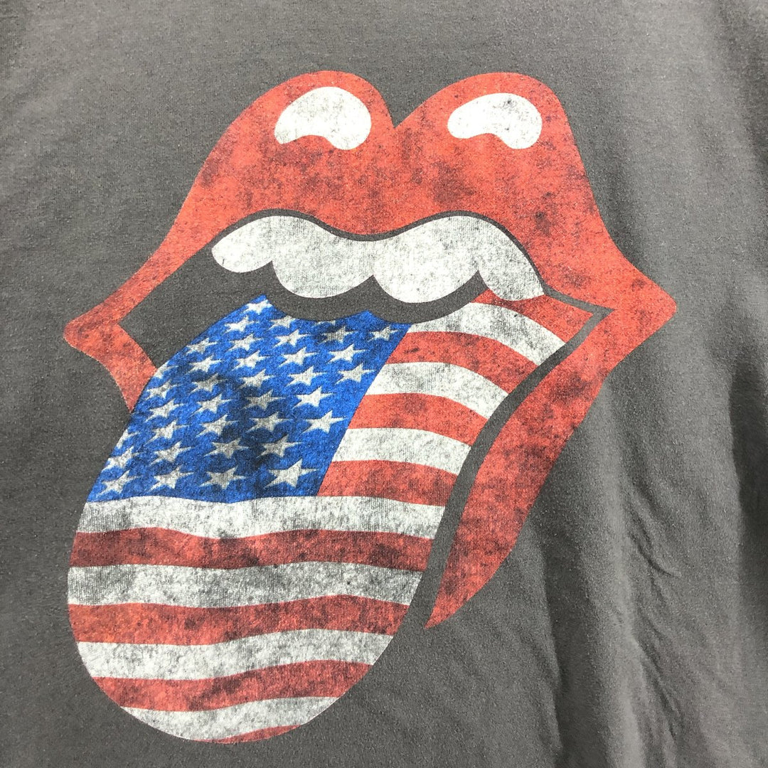 SRONES The Rolling Stones Band T-Shirt, Men's XL cotton Charcoal Vintage Second Hand