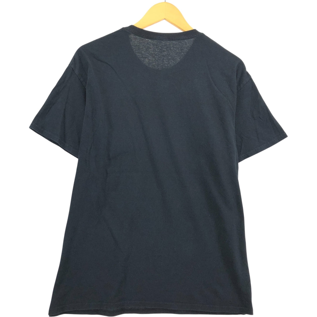 NIRVANA Nirvana Band T-shirt, Band T, Men's L size cotton black type Vintage Second Hand