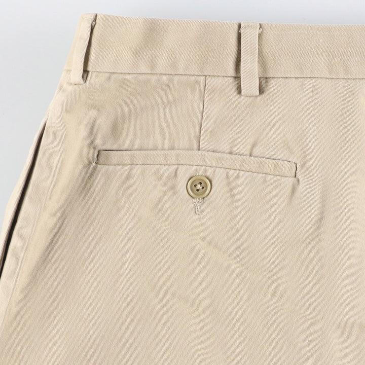 Ralph Lauren POLO by Ralph Lauren Two-pleat Chino Pants for Men, W36 cotton Beige type Vintage Second Hand