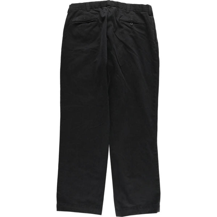 Ralph Lauren POLO by Ralph Lauren Men's Cotton Slacks, Size W37 cotton black type Vintage Second Hand