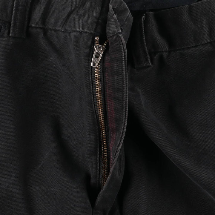Ralph Lauren POLO by Ralph Lauren Men's Cotton Slacks, Size W37 cotton black type Vintage Second Hand