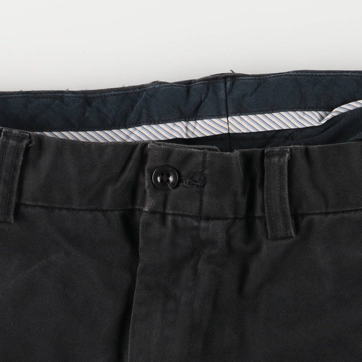 Ralph Lauren POLO by Ralph Lauren Men's Cotton Slacks, Size W37 cotton black type Vintage Second Hand