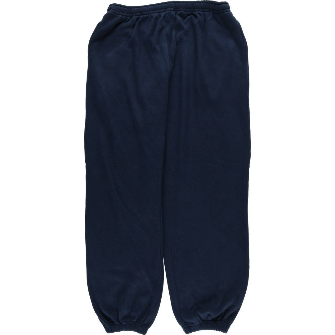 COURT CLUB sweatpants, men's size M polyester navy blue type Vintage Second Hand