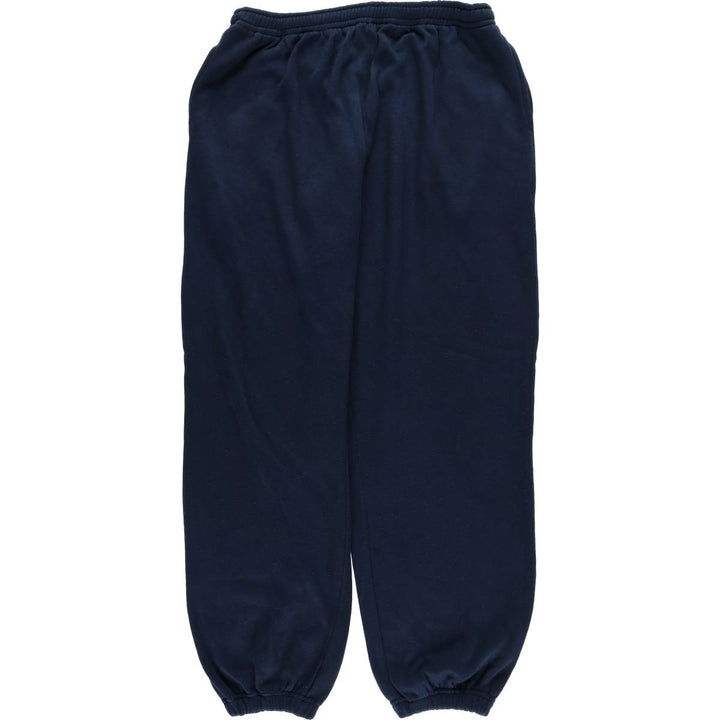 COURT CLUB sweatpants, men's size M polyester navy blue type Vintage Second Hand