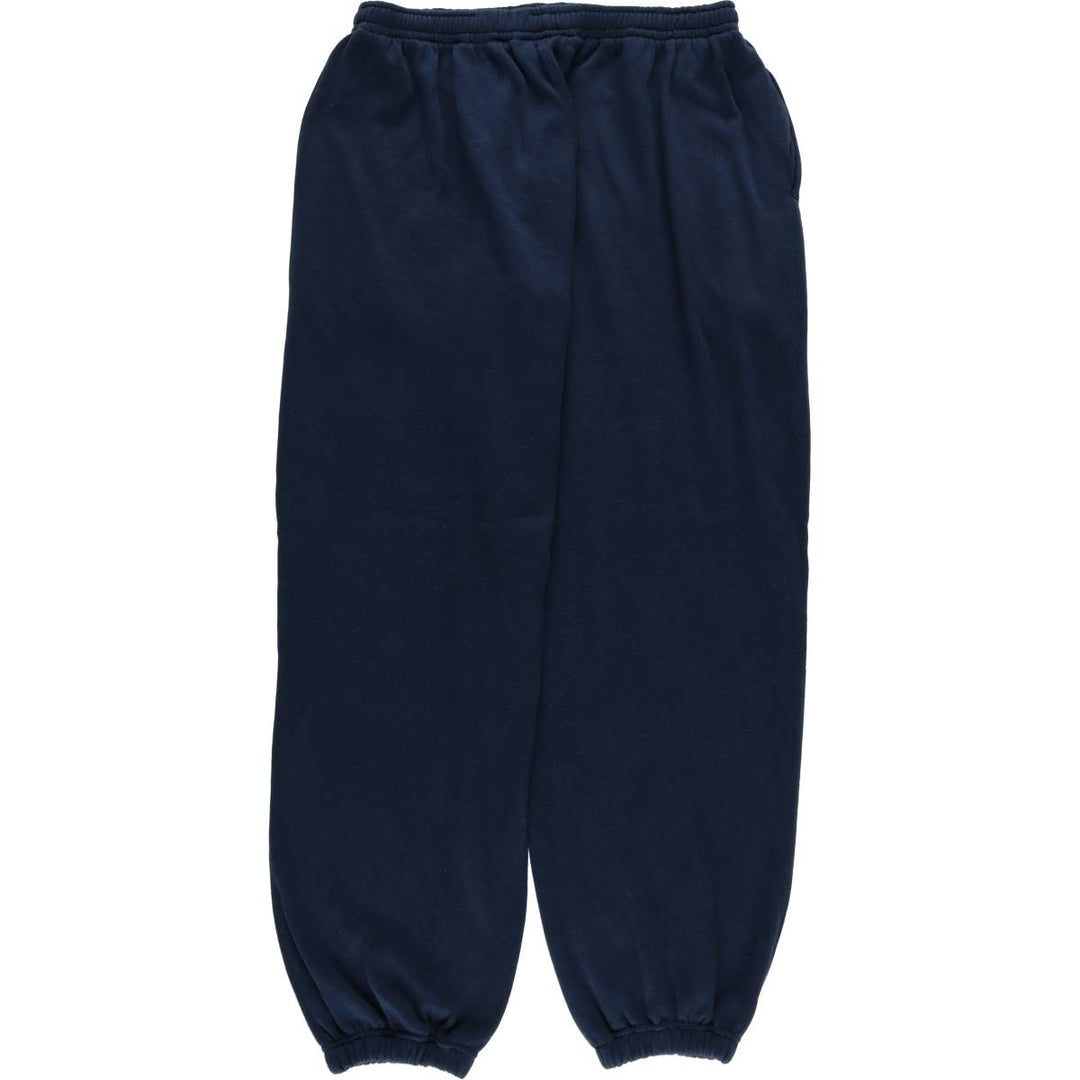 COURT CLUB sweatpants, men's size M polyester navy blue type Vintage Second Hand