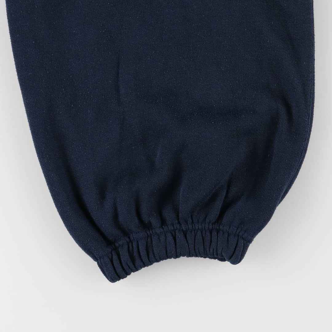 COURT CLUB sweatpants, men's size M polyester navy blue type Vintage Second Hand