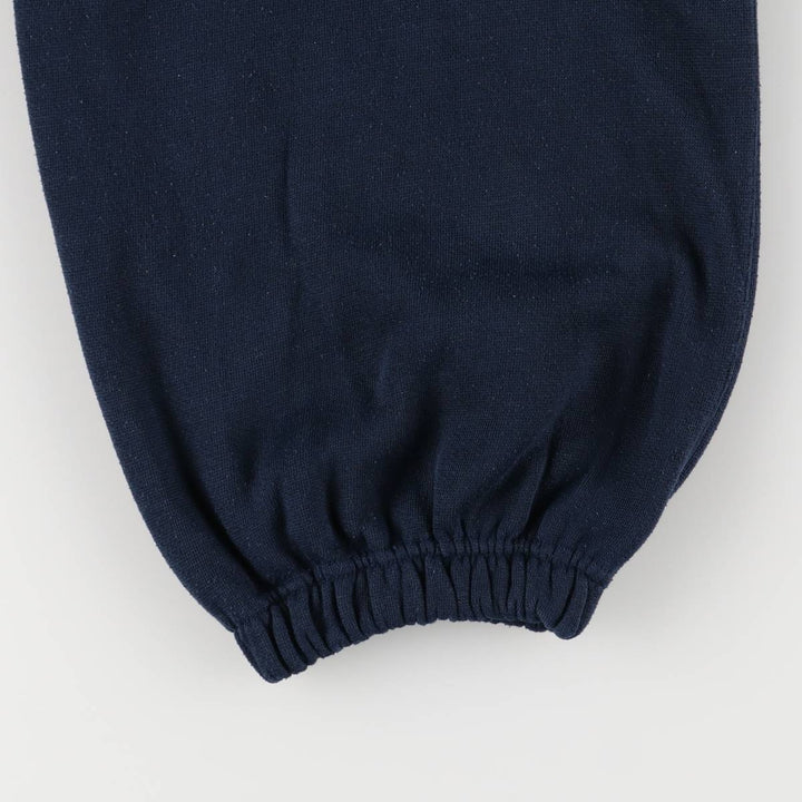 COURT CLUB sweatpants, men's size M polyester navy blue type Vintage Second Hand