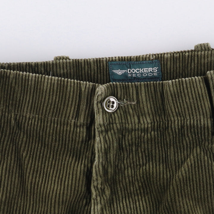 2000'S Dockers Recode Corduroy Pants Men's Size W36 cotton Khaki type Vintage Second Hand