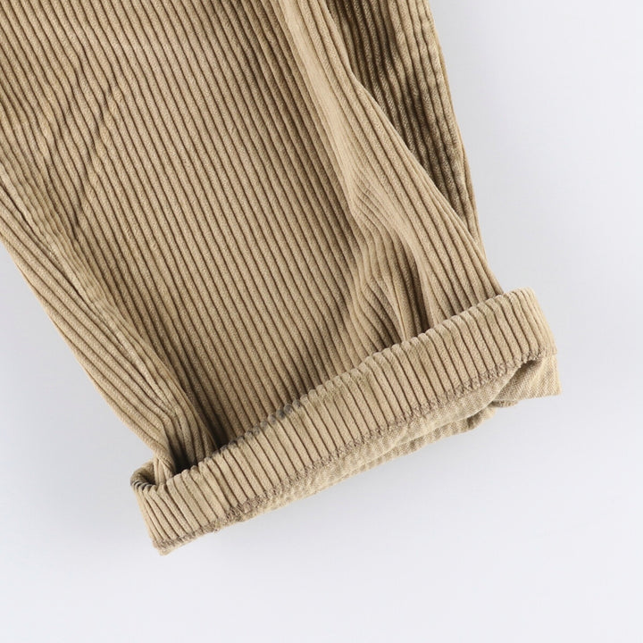 90'S Dockers Khakis Two-pleat Wide-Rib Corduroy Pants, Men's, Vintage, Size W34 cotton Beige type Vintage Second Hand