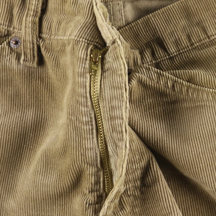 Vintage 1980'S Levi's 517-1523 Flare-Cut Corduroy Pants, Made in the USA, Men's Size W30 cotton Beige type Vintage Second Hand