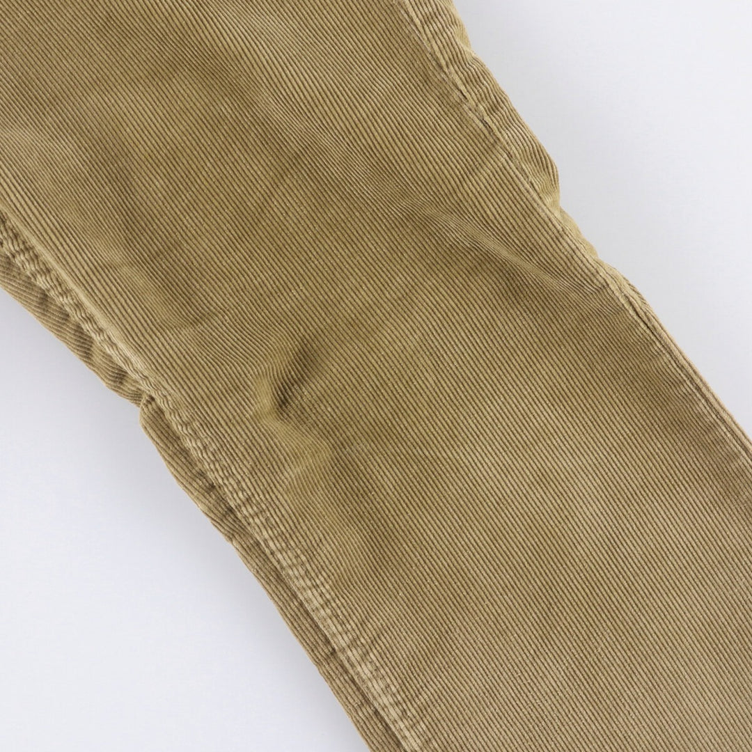 Vintage 1980'S Levi's 517-1523 Flare-Cut Corduroy Pants, Made in the USA, Men's Size W30 cotton Beige type Vintage Second Hand