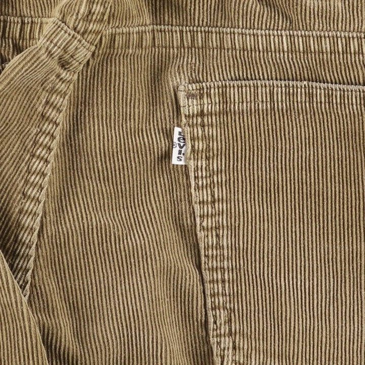 Vintage 1980'S Levi's 646-1529 Flare-Cut Corduroy Pants, Men's, Size W35 unclear Beige type Vintage Second Hand