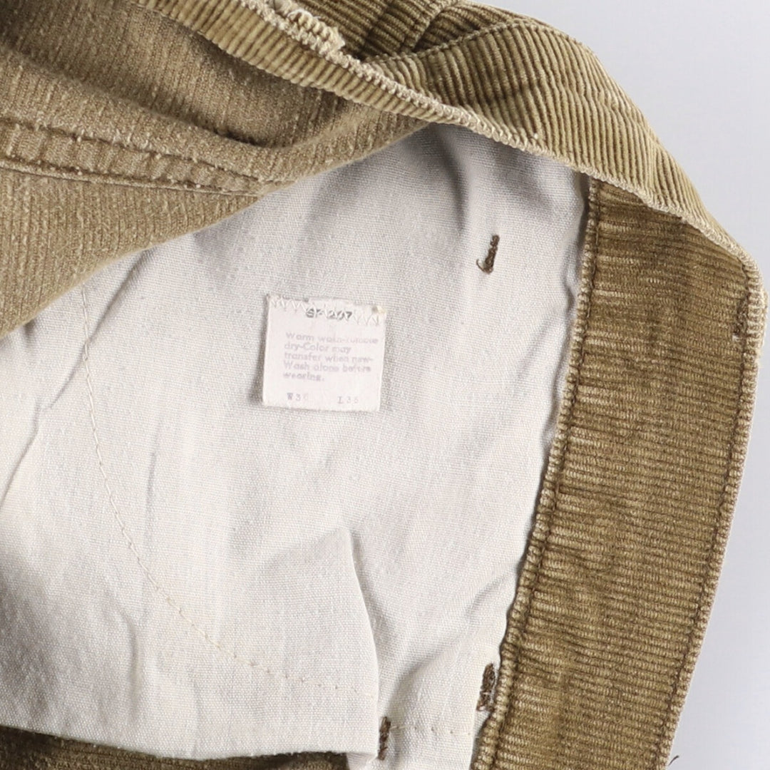 Vintage 1980'S Levi's 646-1529 Flare-Cut Corduroy Pants, Men's, Size W35 unclear Beige type Vintage Second Hand