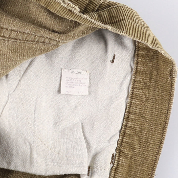 Vintage 1980'S Levi's 646-1529 Flare-Cut Corduroy Pants, Men's, Size W35 unclear Beige type Vintage Second Hand