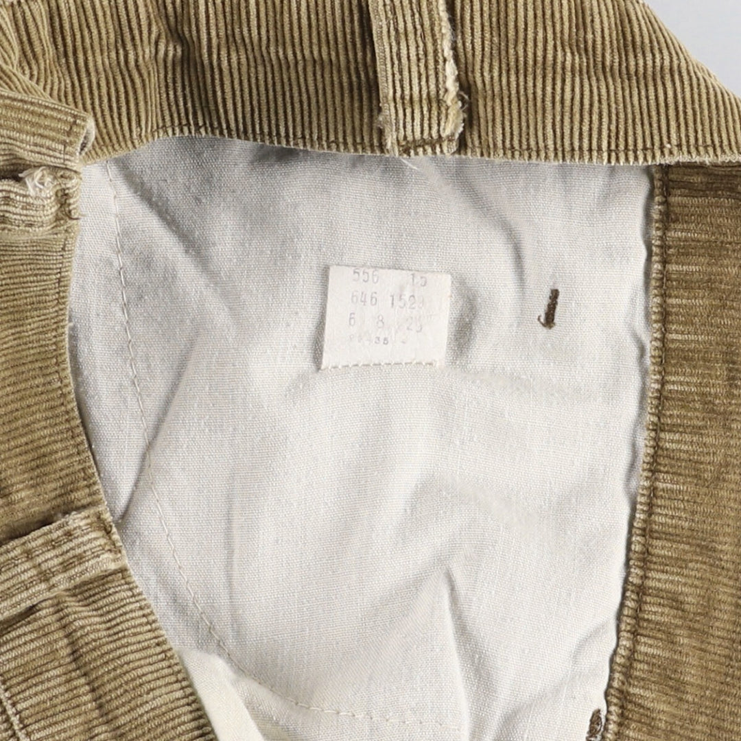 Vintage 1980'S Levi's 646-1529 Flare-Cut Corduroy Pants, Men's, Size W35 unclear Beige type Vintage Second Hand