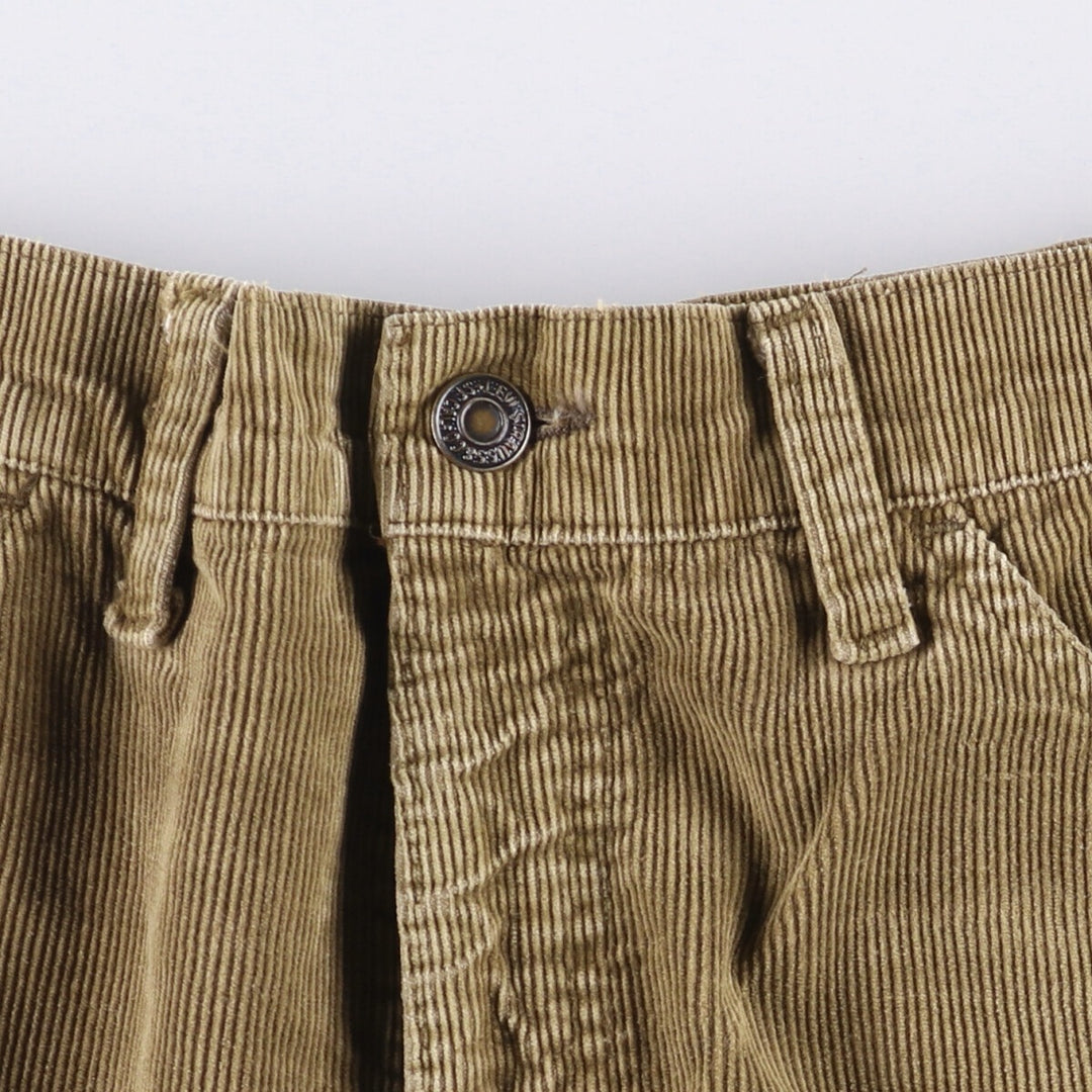 Vintage 1980'S Levi's 646-1529 Flare-Cut Corduroy Pants, Men's, Size W35 unclear Beige type Vintage Second Hand