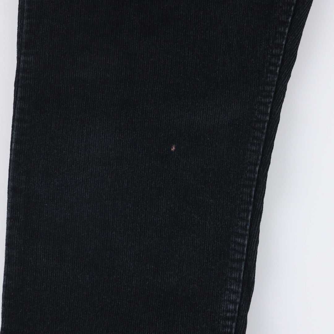 2000'S Levi's 505 Regular Fit Corduroy Pants, Men's, Size W33 cotton black type Vintage Second Hand