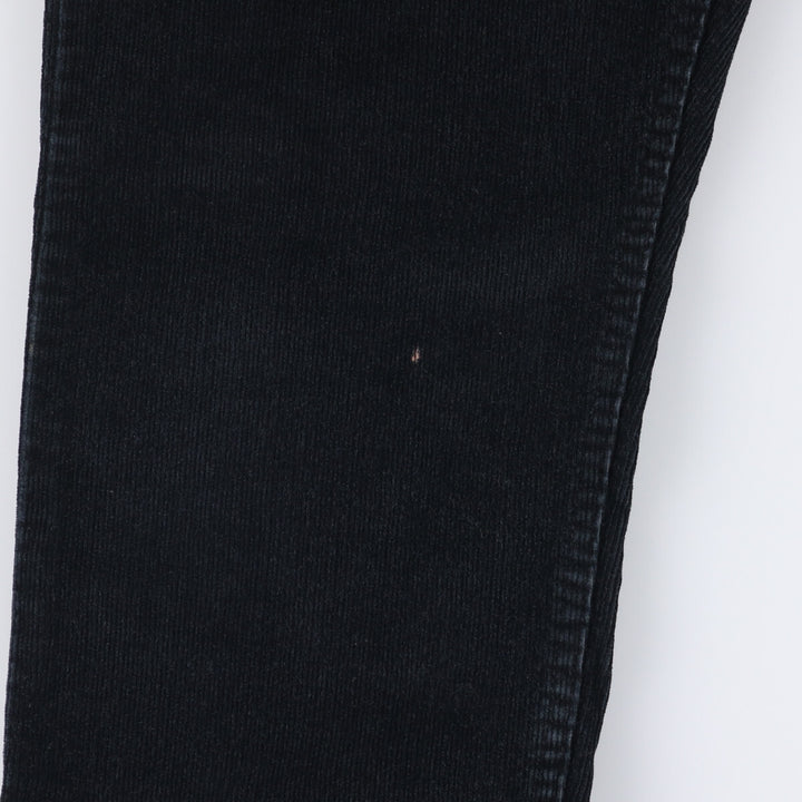 2000'S Levi's 505 Regular Fit Corduroy Pants, Men's, Size W33 cotton black type Vintage Second Hand