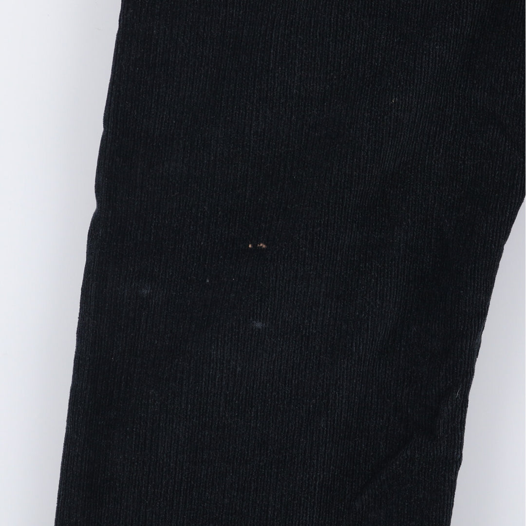 2000'S Levi's 505 Regular Fit Corduroy Pants, Men's, Size W33 cotton black type Vintage Second Hand
