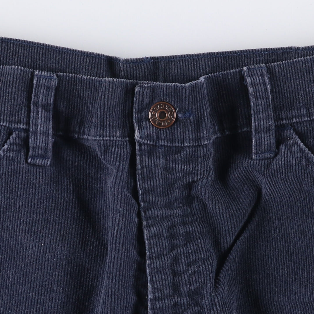 Vintage 1980'S JCPenney bootcut corduroy pants, men's size W36. cotton navy blue type Vintage Second Hand
