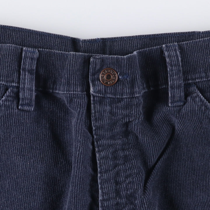 Vintage 1980'S JCPenney bootcut corduroy pants, men's size W36. cotton navy blue type Vintage Second Hand