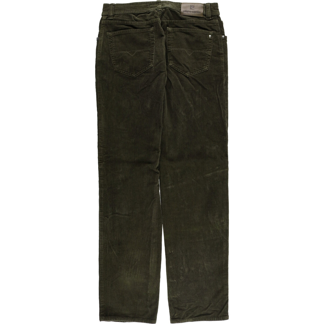 Pierre Cardin men's corduroy pants, size W32 cotton Khaki type Vintage Second Hand