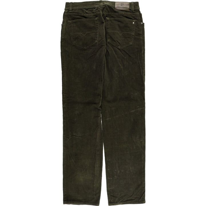 Pierre Cardin men's corduroy pants, size W32 cotton Khaki type Vintage Second Hand